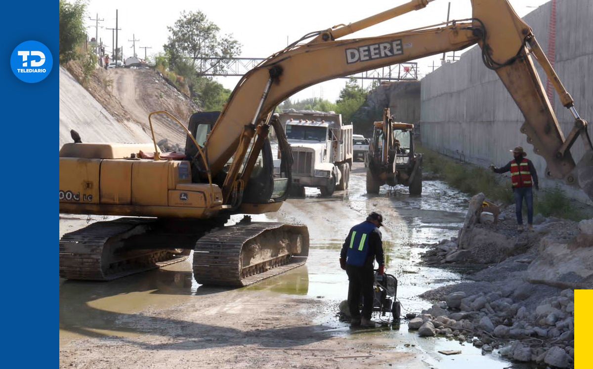 Arroyo Topo Chico registra más del 40 por ciento de avance en su ampliación | Especial