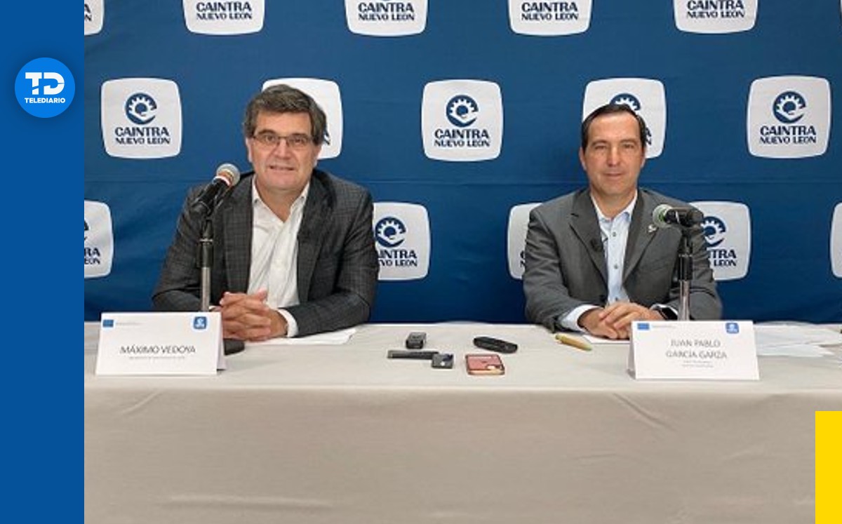 Rueda de Prensa mensual encabezada por Maximo Vedoya | Cortesía @caintra_nl