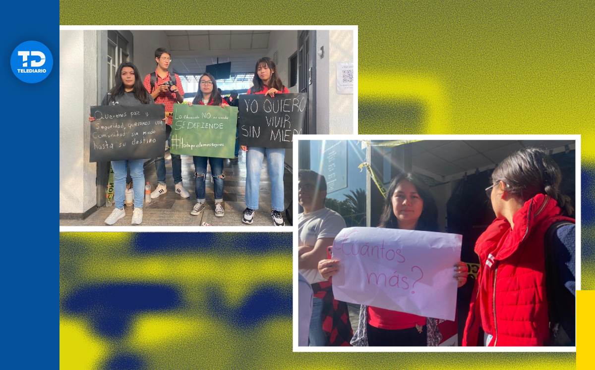 Estudiantes de UPAEP protestan por mejor seguridad en las inmediaciones del campus / Leslie Mora