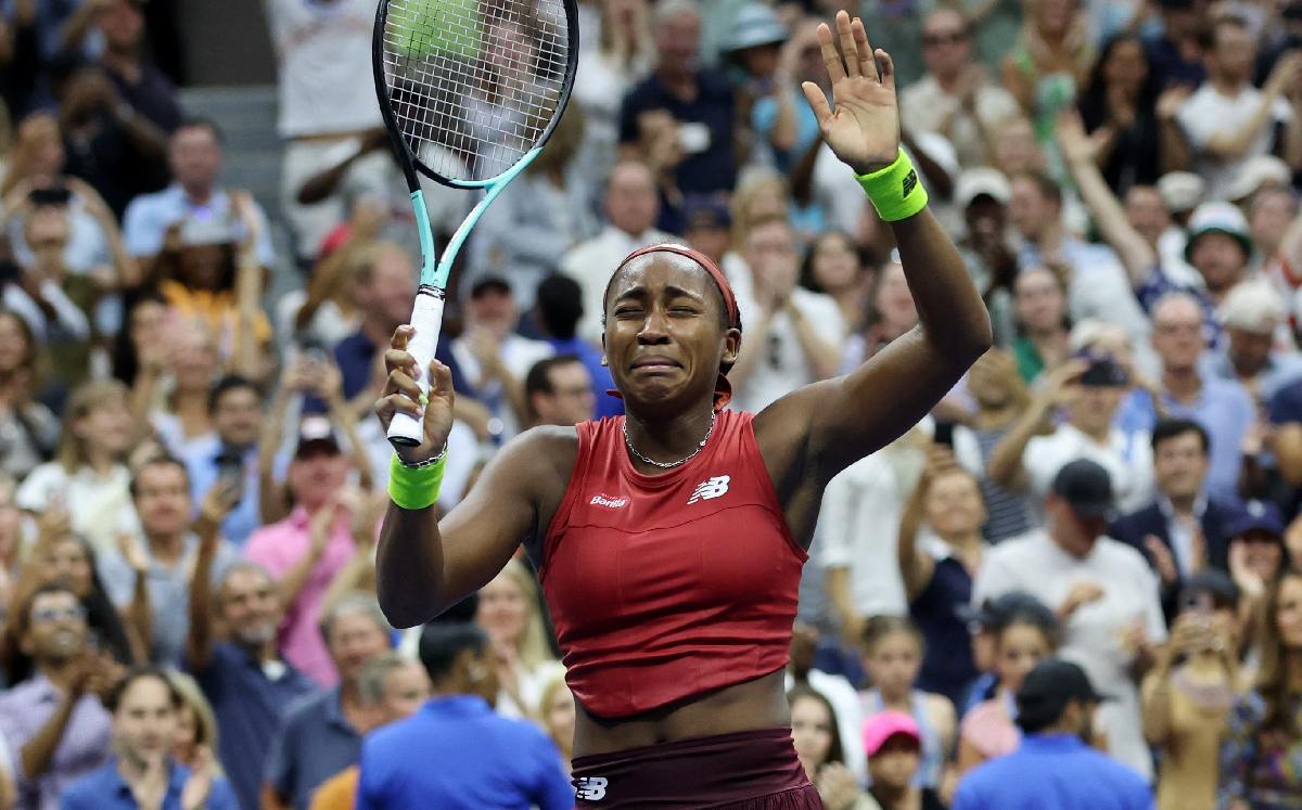 Coco Gauff celebrando su campeonato del US Open / Reuters