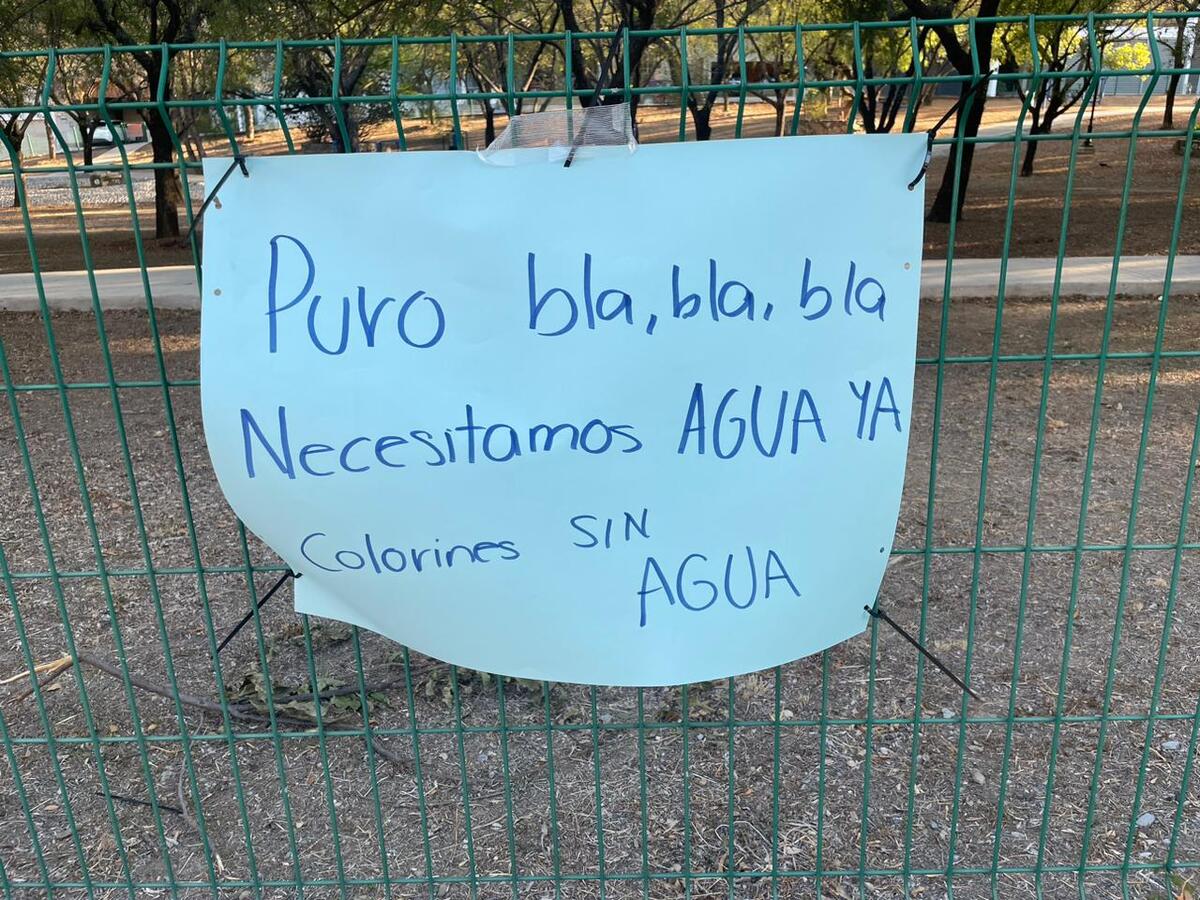 Falta de agua en Colorines Segundo Sector / Marcela Cuevas