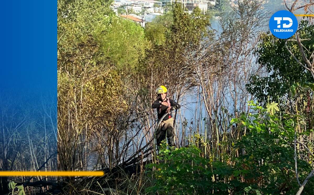 Incendio en lecho del río La Silla | Mayte Villasana