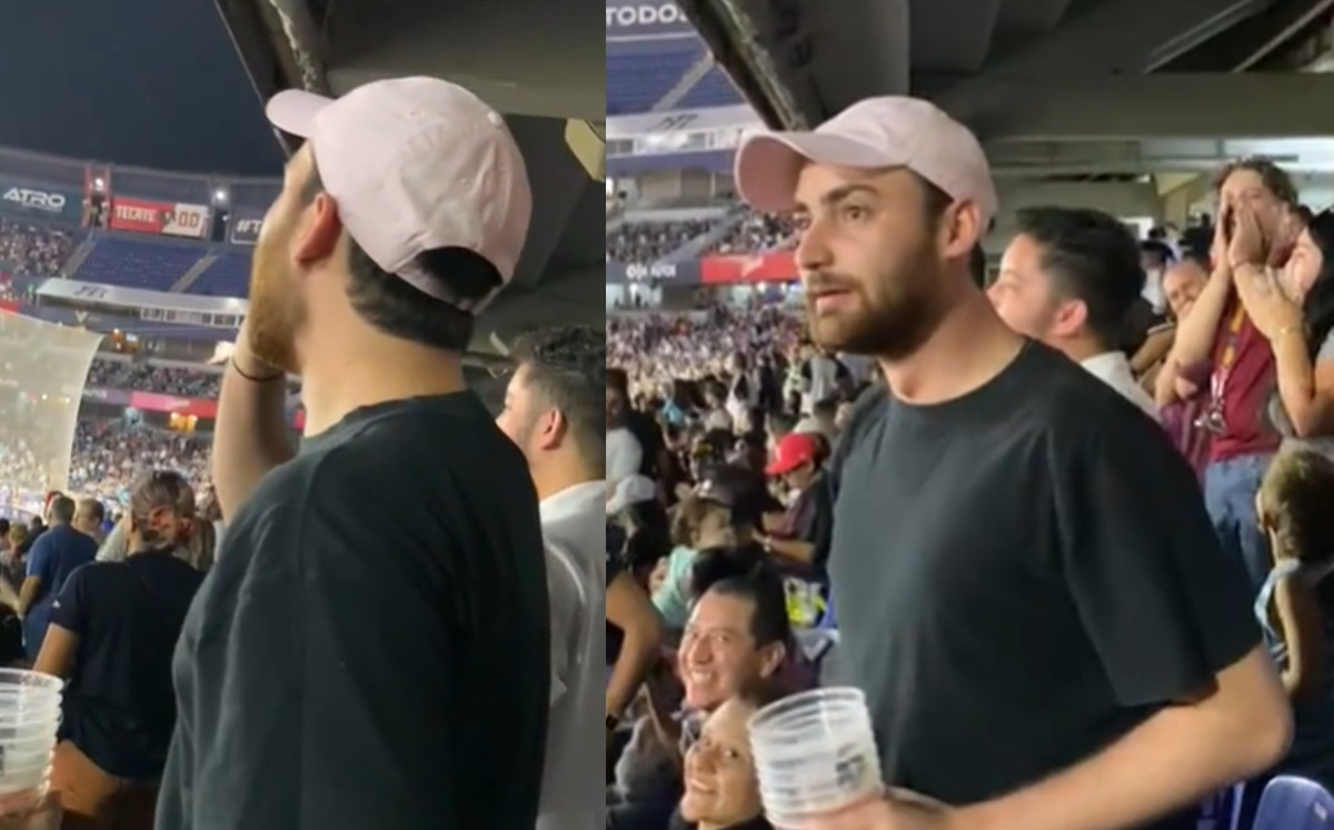Hombre grita “arriba el América” en Estadio Mobil Super | Especial