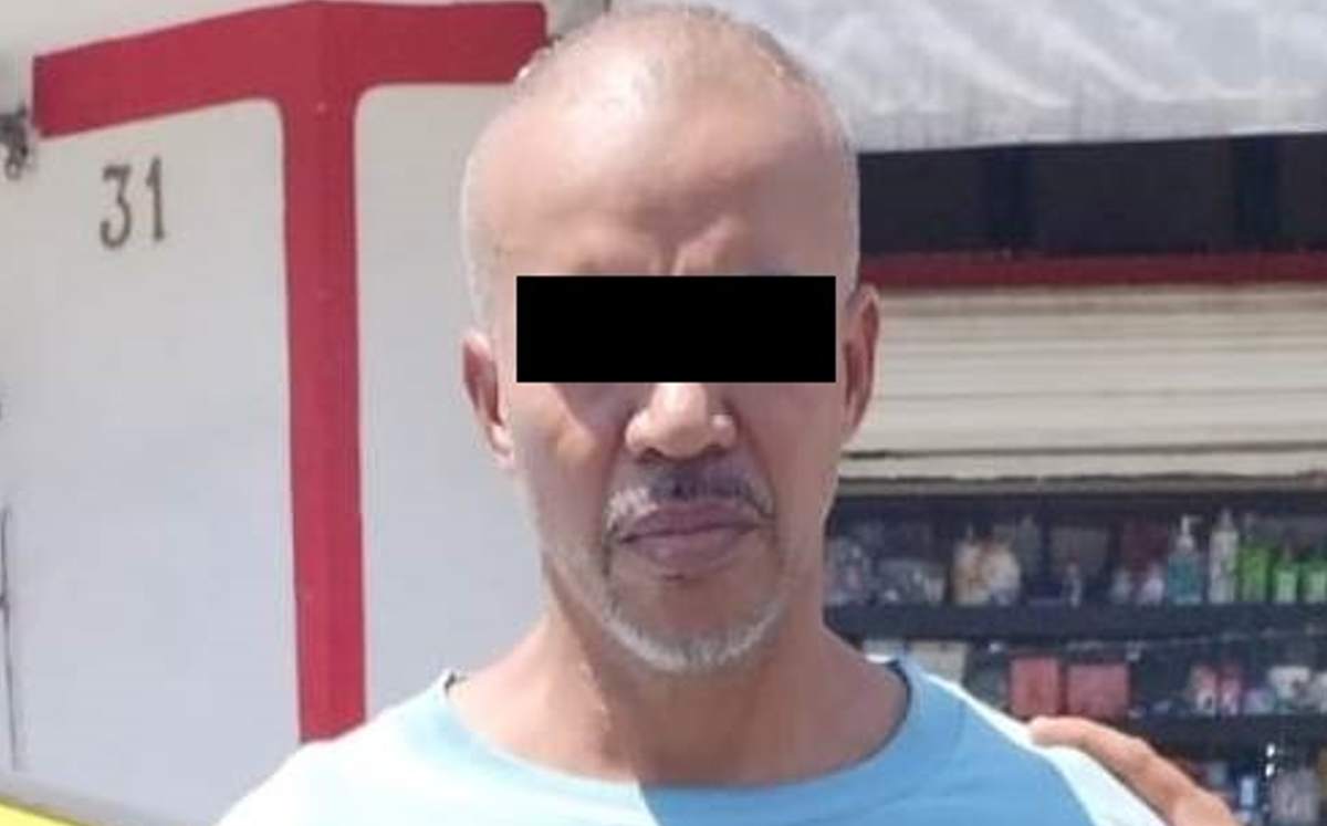 Gustavo Vicente M de 51 años fue detenido en la colonia Coyoacán. | Cortesía