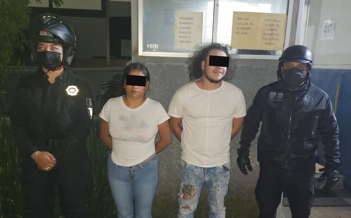 Luis Adrián "N", líder de Los Fortiz, durante su detención