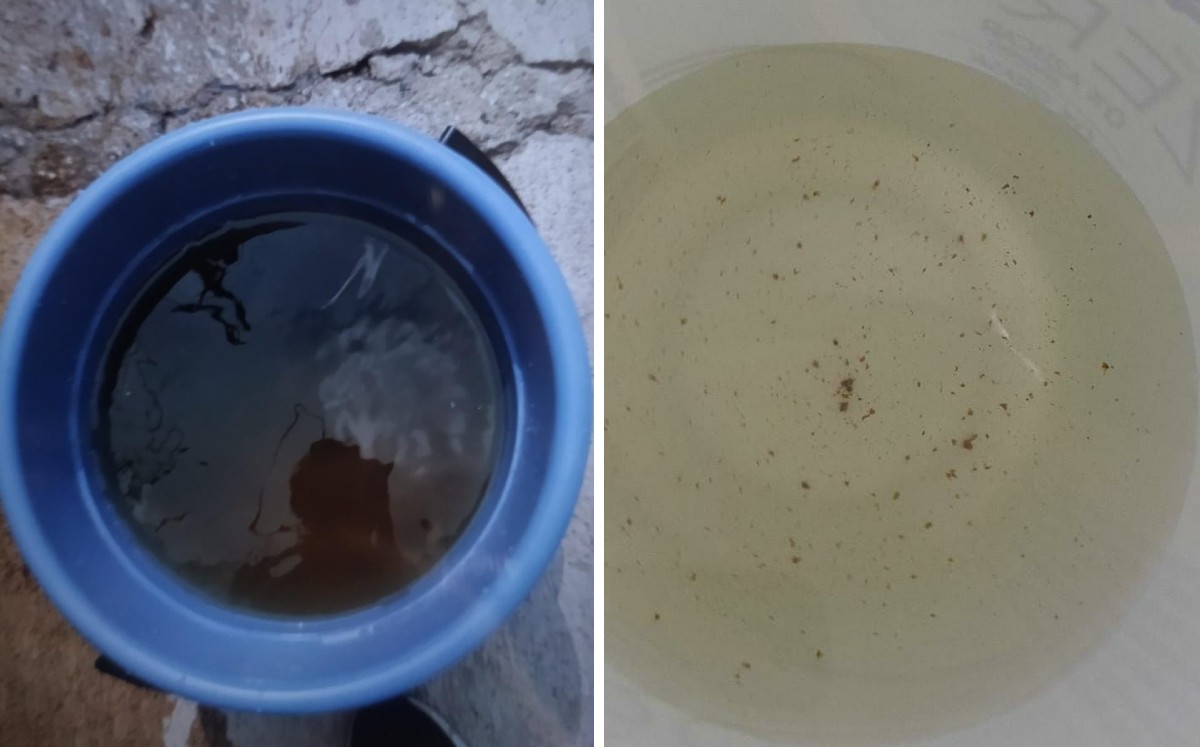 Agua sucia que sale de la colonia Arcos de Guadalupe / Dalia Rojas