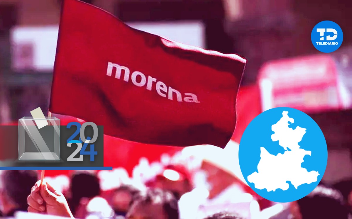 Morena tendrá a cuatro aspirantes, dos mujeres y dos hombres, para la encuesta interna que elegirá al candidato a la gubernatura / Diseño Telediario