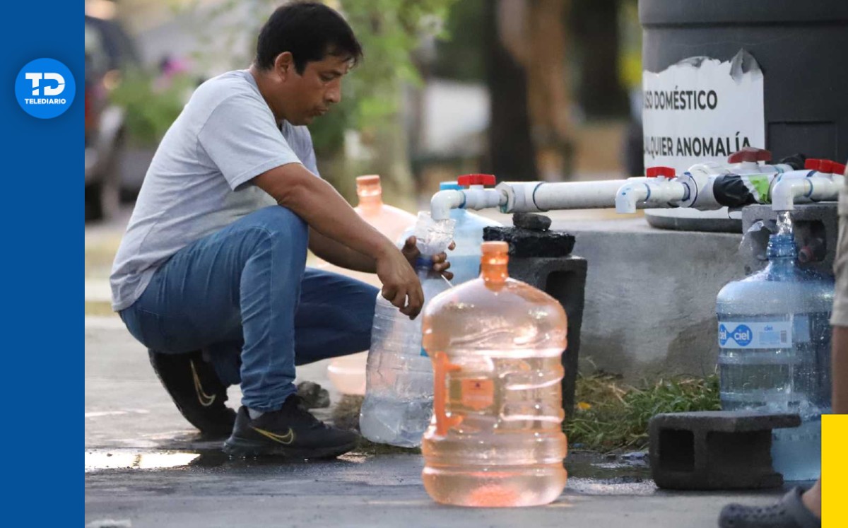 Cortes de agua en Nuevo León. | Jorge López