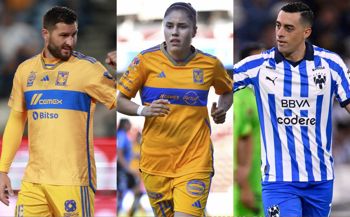 André-Pierre Gignac, Jacqueline Ovalle y Rogelio Funes Mori