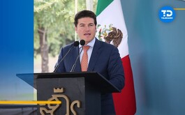 El gobernador Samuel García Sepúlveda