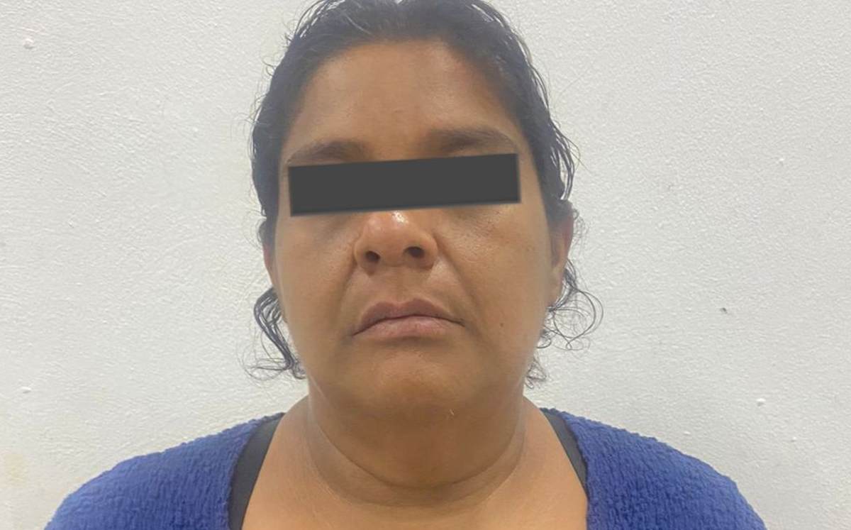 Mujer detenido por matar a adulto mayor en Monterrey. | Cortesía