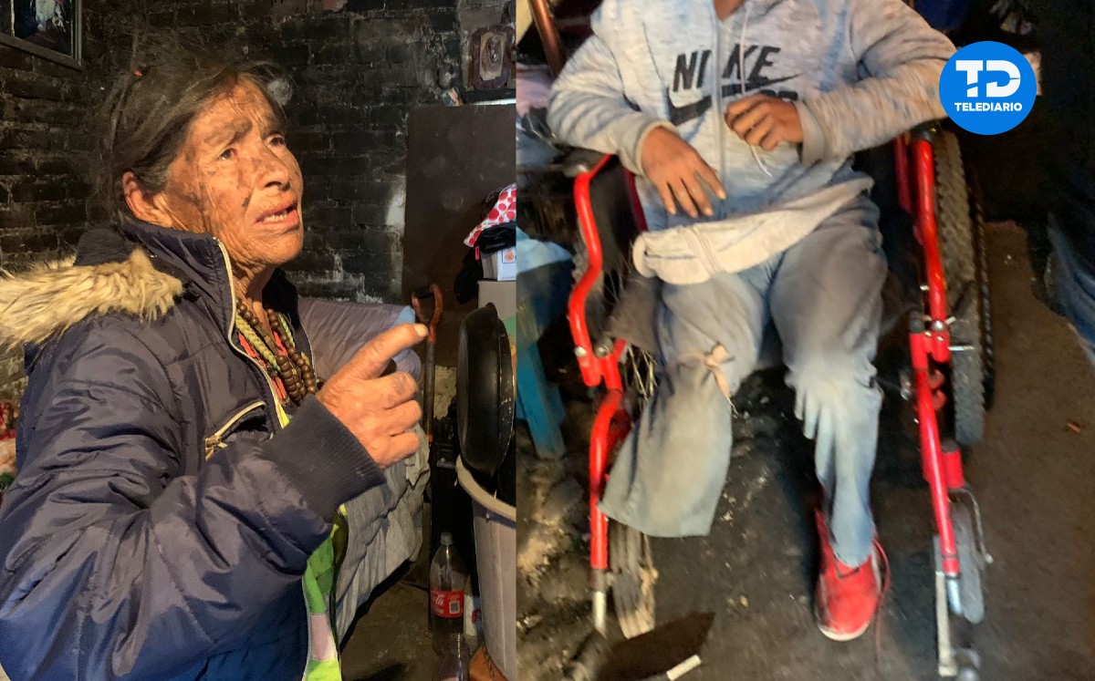 Josefina busca sacar adelante a su hijo tras perder sus pertenencias en un incendio en León | Christian Ortiz