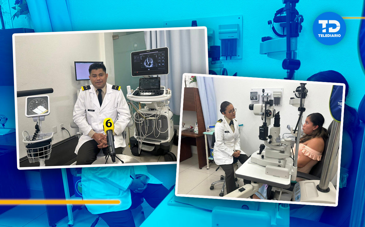 Herebert Vargas e Idalia Mayeli, médicos militares | Sandra González