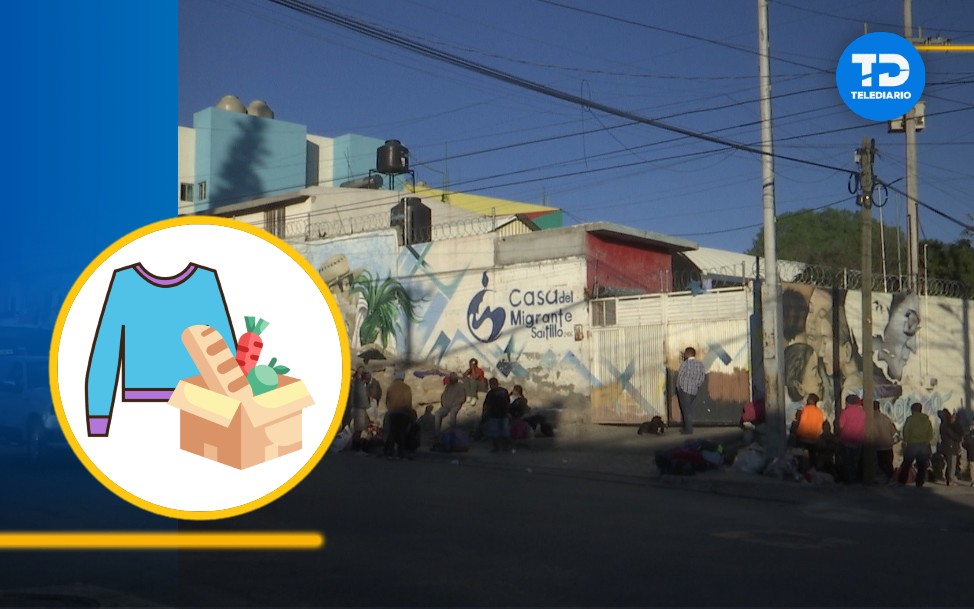 La Casa del Migrante pide donaciones en Saltillo.