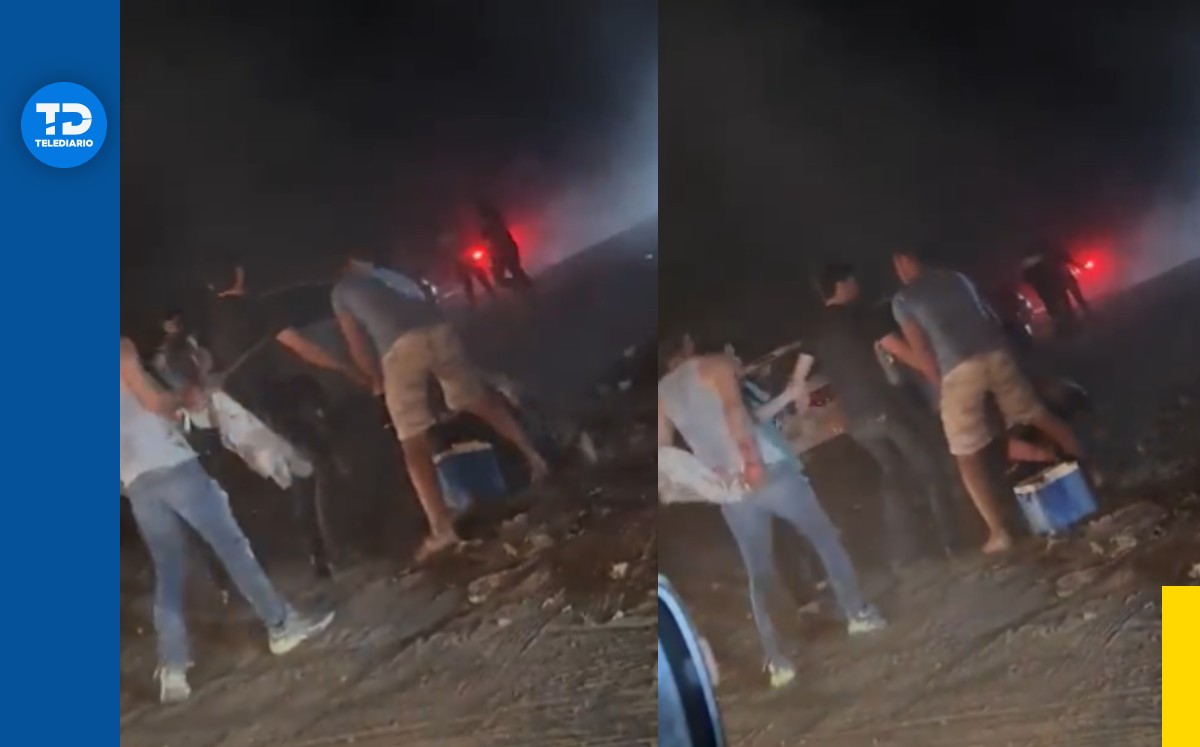 Captan pelea de jóvenes en presa La Boca en Santiago. | Especial