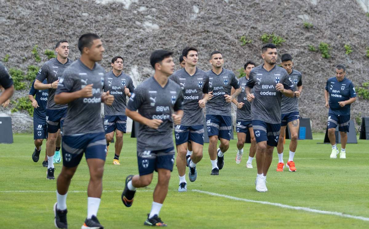 Rayados entrenado en El Barrial / CORTESÍA: @Rayados