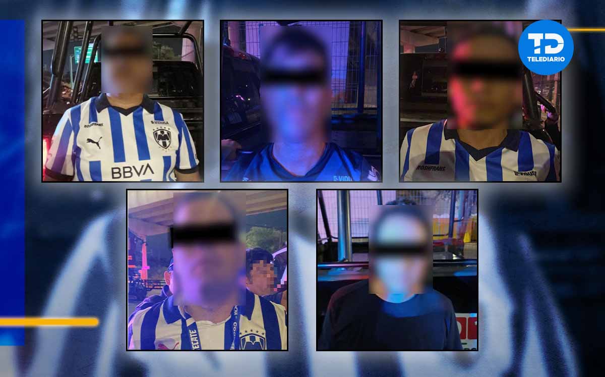 Detienen a 10 aficionados por alterar el orden público tras partido de Rayados-América. | Especial