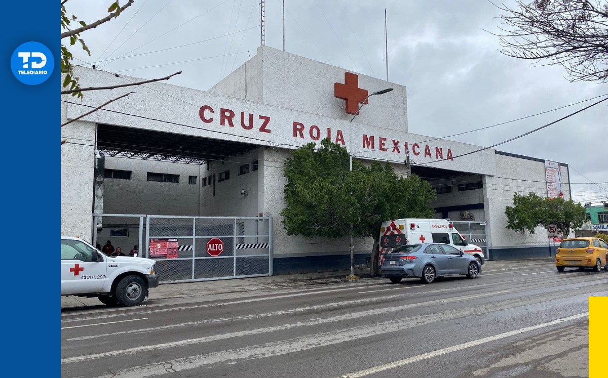 Una ambulancia de la Cruz Roja arribó al sitio para atender el reporte