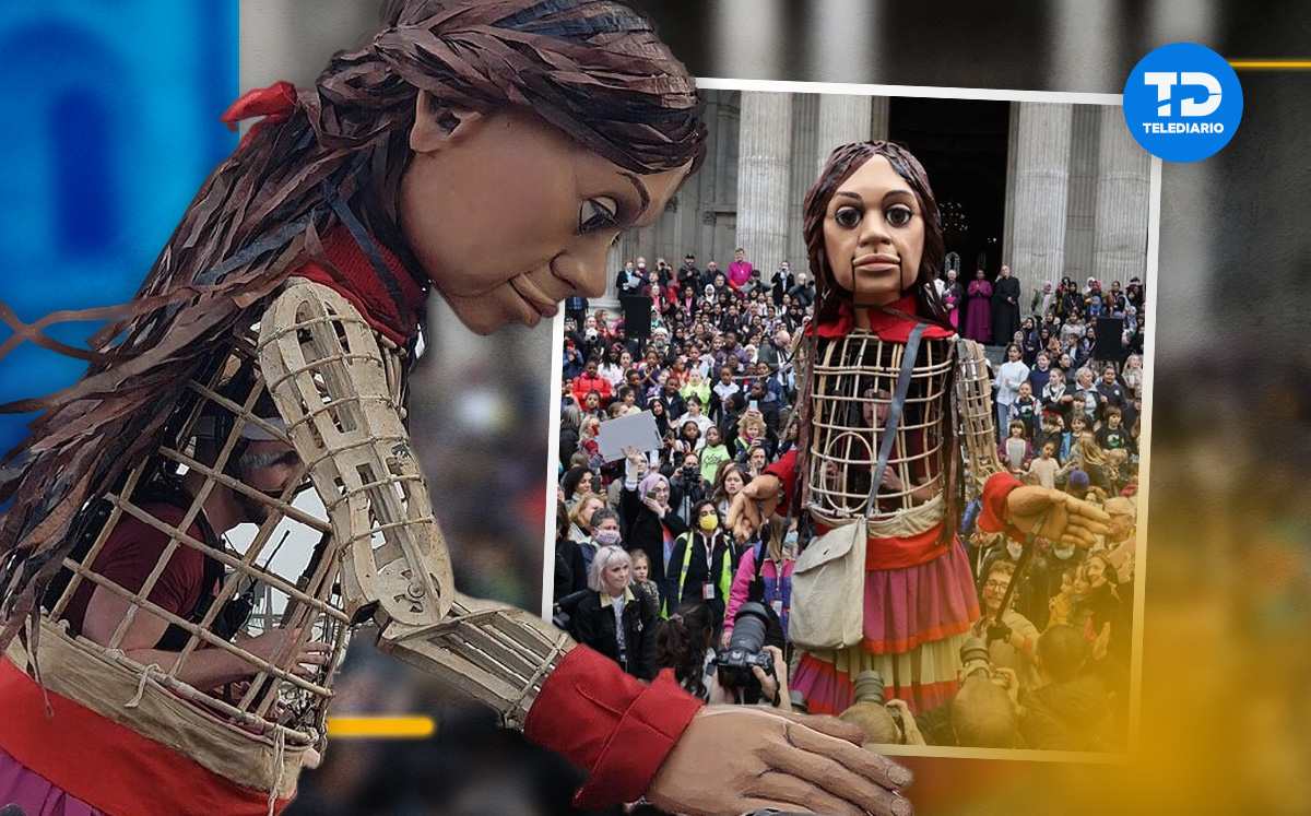 Little Amal, marioneta gigante llegará a Monterrey | Telediario