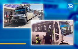 Un pasajero de la ruta se dio cuenta de que el chofer se encontraba inconsciente por lo que logró detener el transporte.