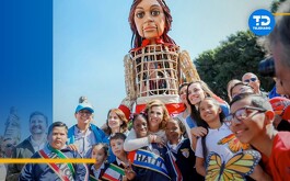 La muñeca estará en la capital del país durante cinco días, tiempo en el que visitará distintos puntos de la ciudad.