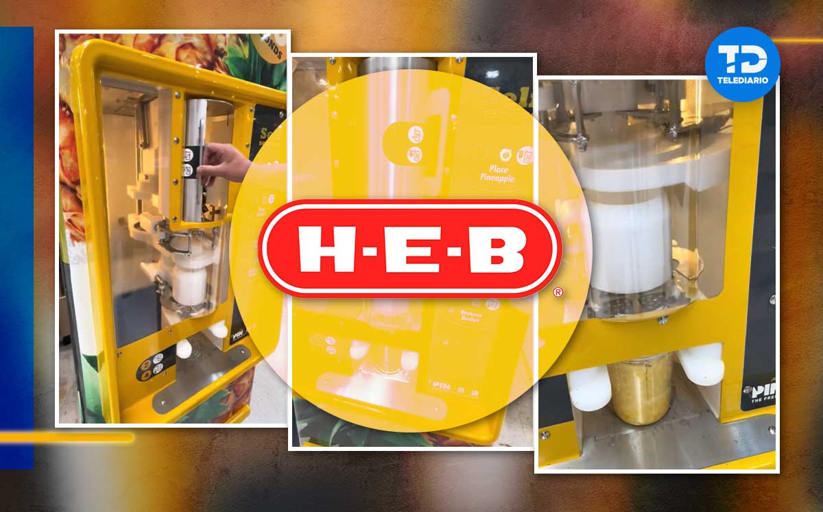 Máquina cortadora de piña de HEB | Telediario