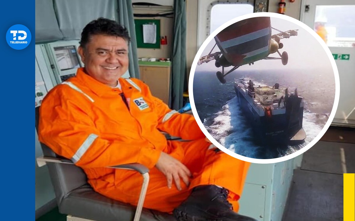 Manuel Rolón, uno de los marinos que se salvó de ser secuestrado / Especial