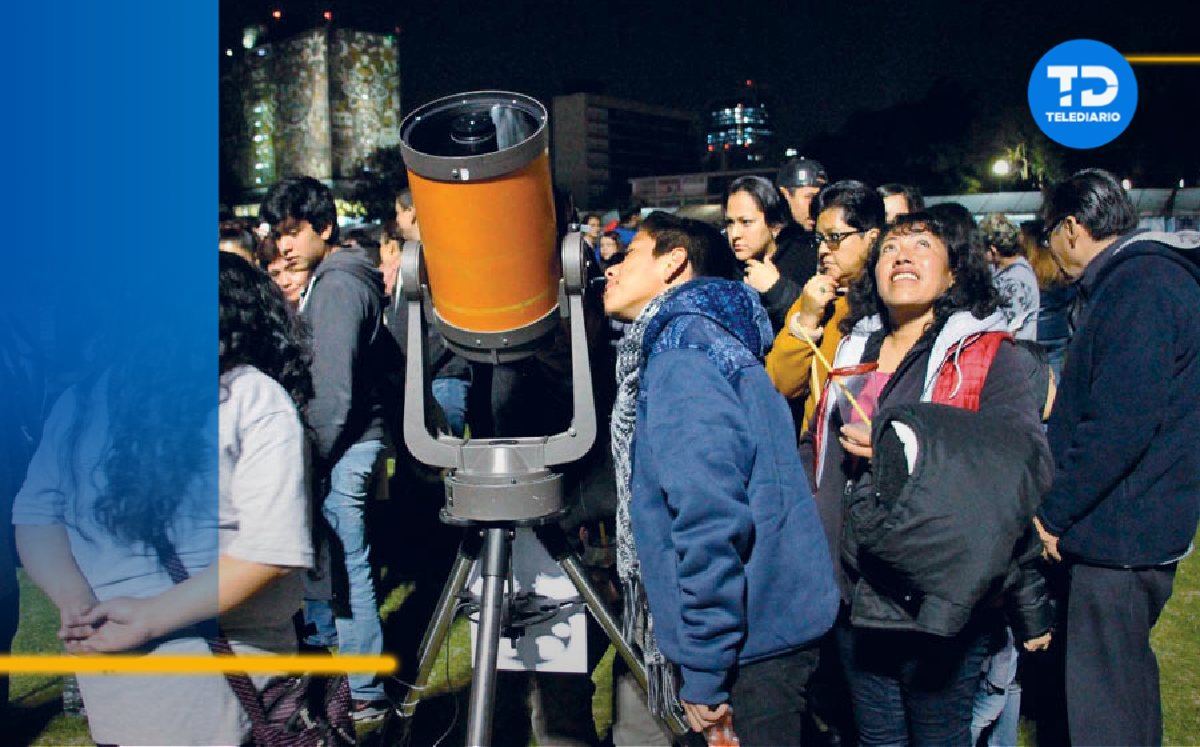 La Noche de Estrellas deja a todos ver planetas y estrellas / Cortesía.