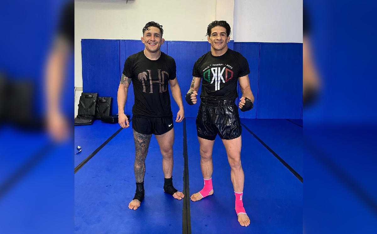 Iván 'Orko' Pérez durante entrenamiento / CORTESÍA: @orkoruvalcaba