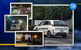 En la madrugada del sábado 25 de noviembre ocurrieron tres accidentes automovilísticos en la Ciudad de México.