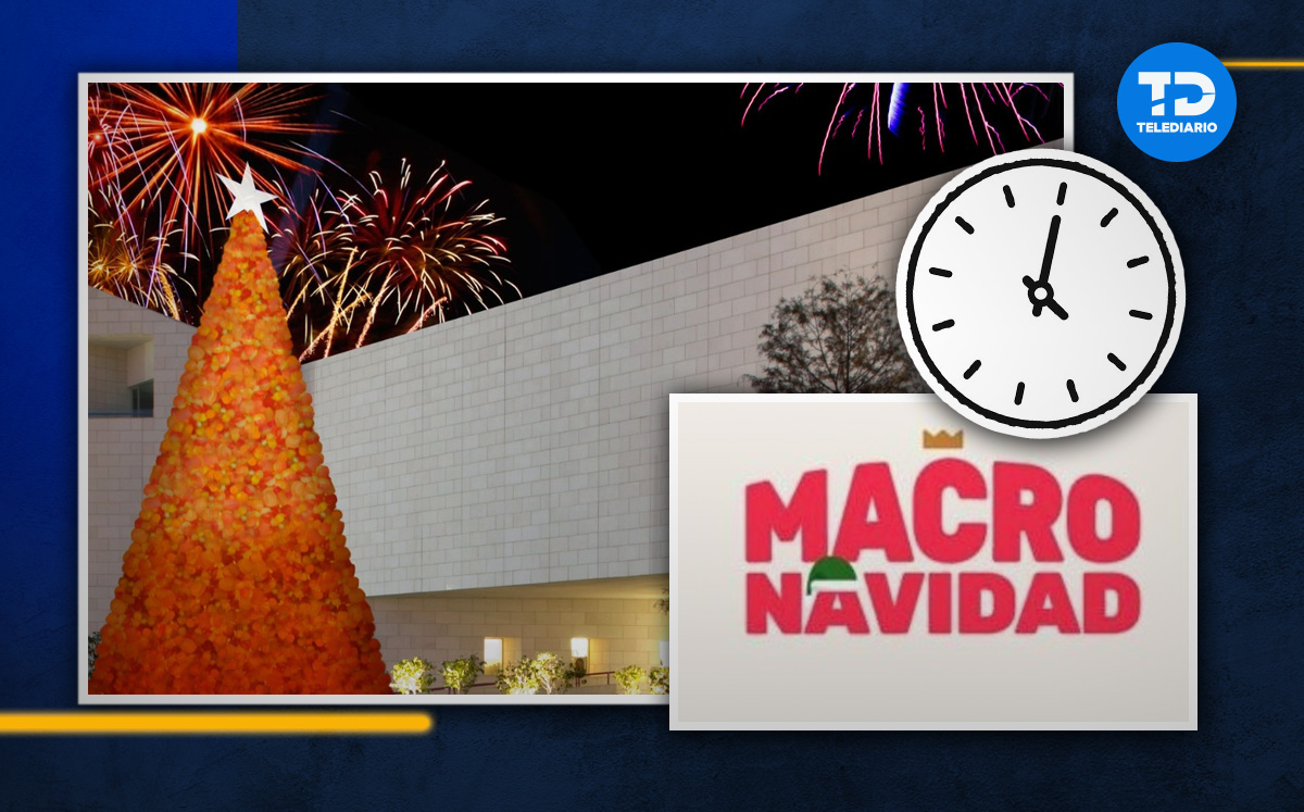Encendido pino navideño Monterrey | Telediario