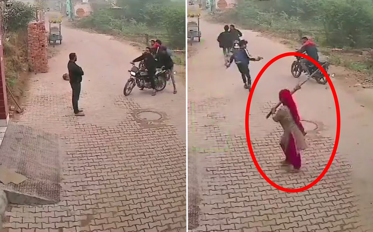 Mujer ahuyenta a delincuentes con una escoba / Especial