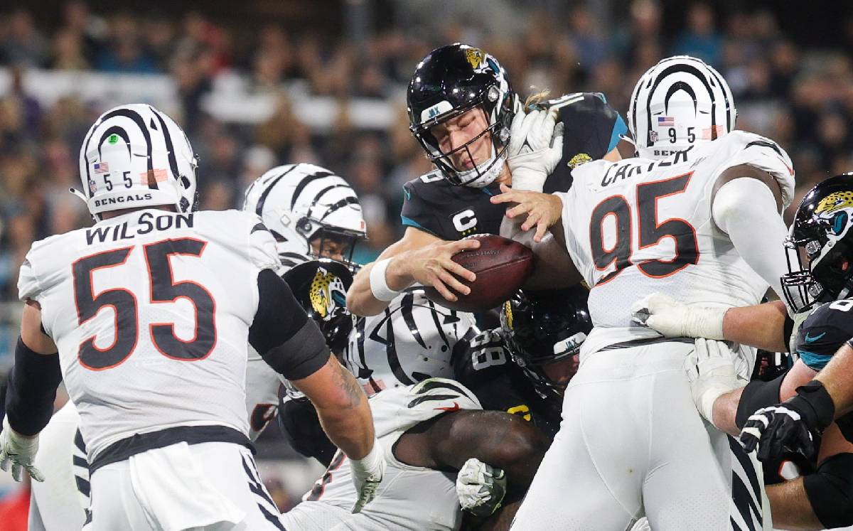 Jaguars vs Bengals, semana 13-NFL / CORTESÍA: Reuters
