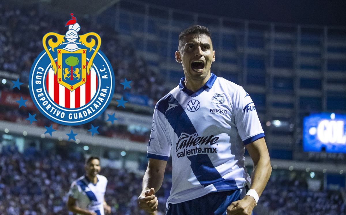 Guillermo Martínez, delantero del Puebla / CORTESÍA: Mexsport