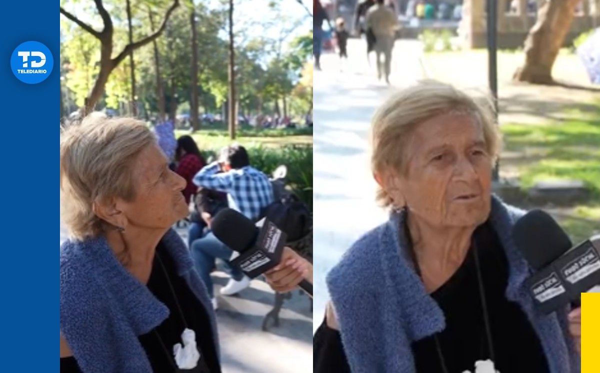 Abuelita revela que gana 15 pesos al día. | Especial