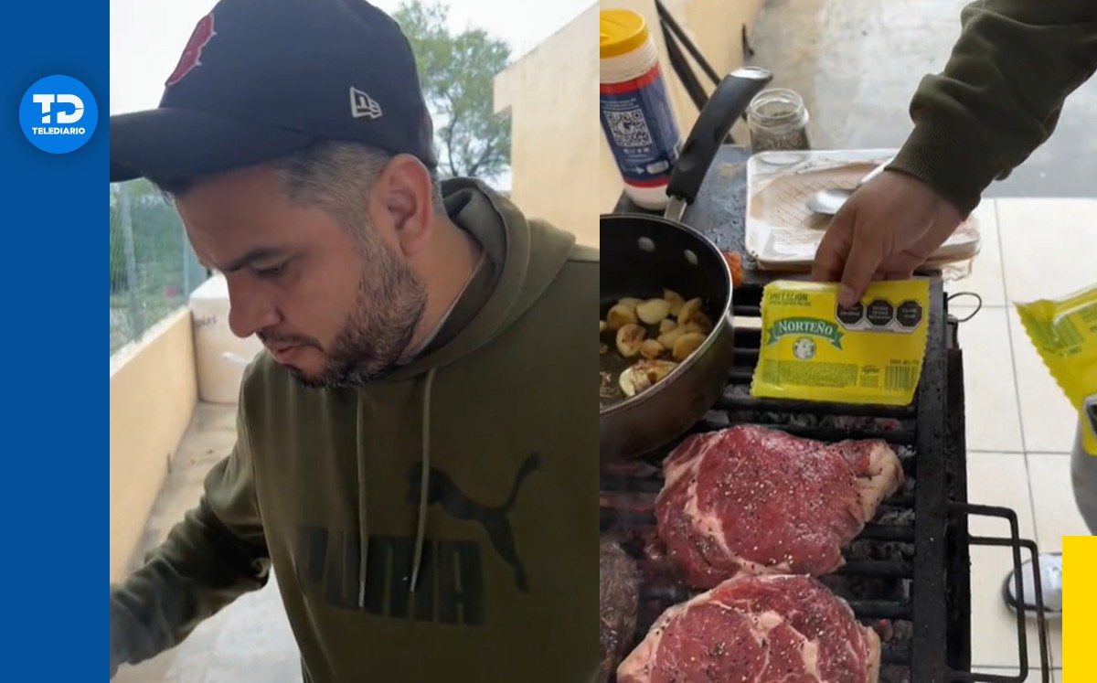 Hombre de Monterrey revela secreto al preparar carnes asadas y lo critican | Especial