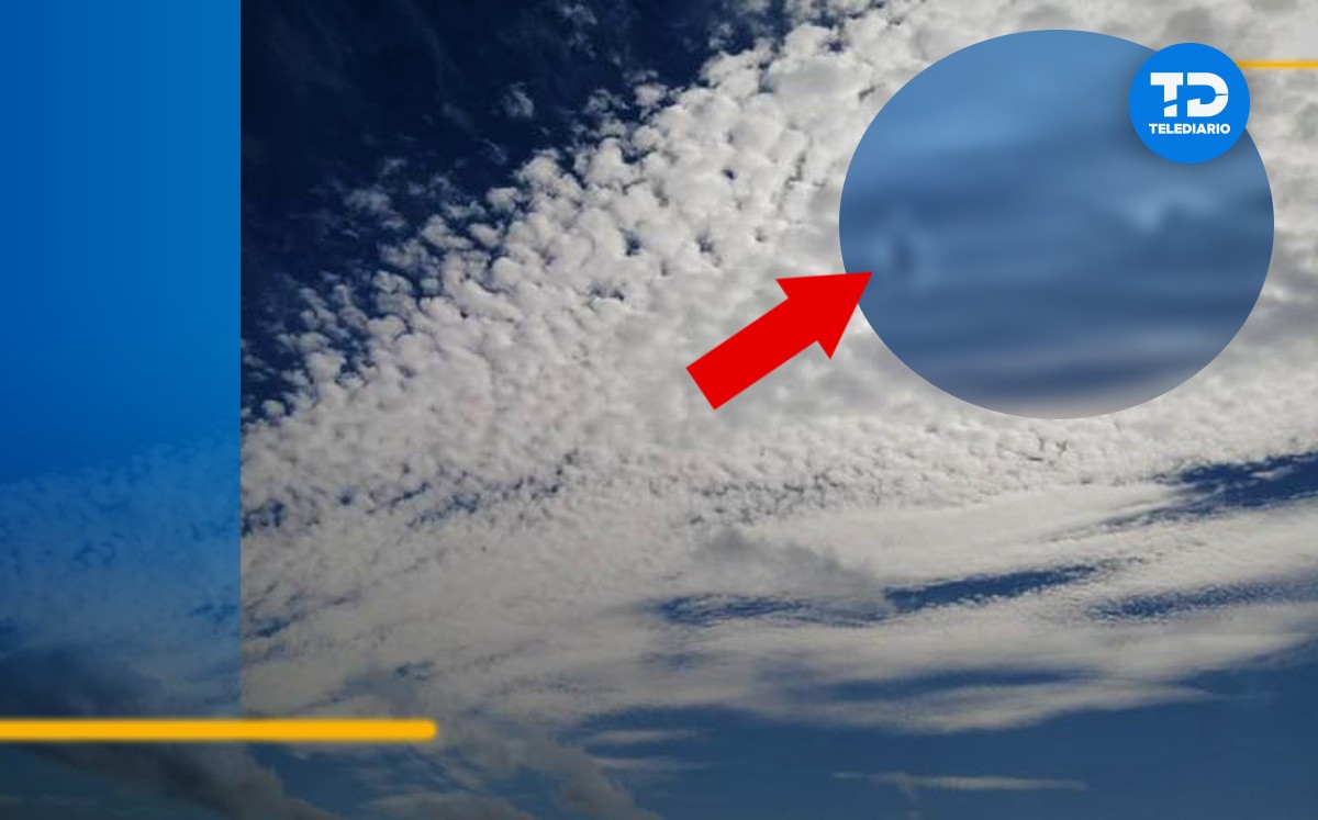 Extraña figura en el cielo en Nuevo León | Especial