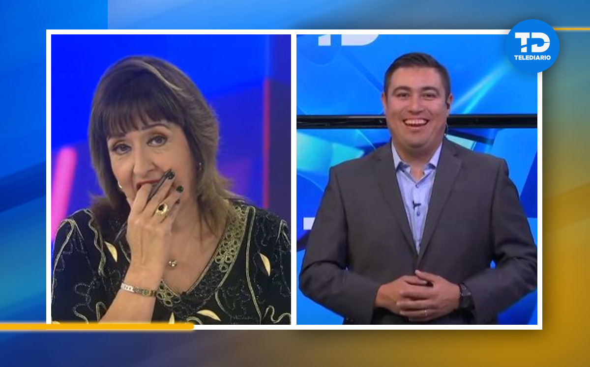María Julia pone nervioso a reportero en plena transmisión en vivo. | Especial