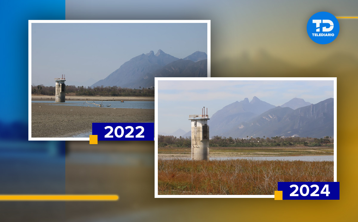 El nivel de agua en la Presa La Boca ha ido disminuyendo. | Especial