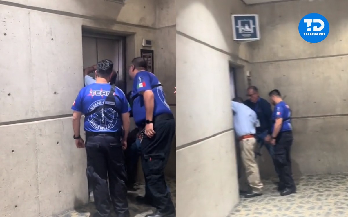 Visitantes de la Feria de León se quedan atrapados en elevador