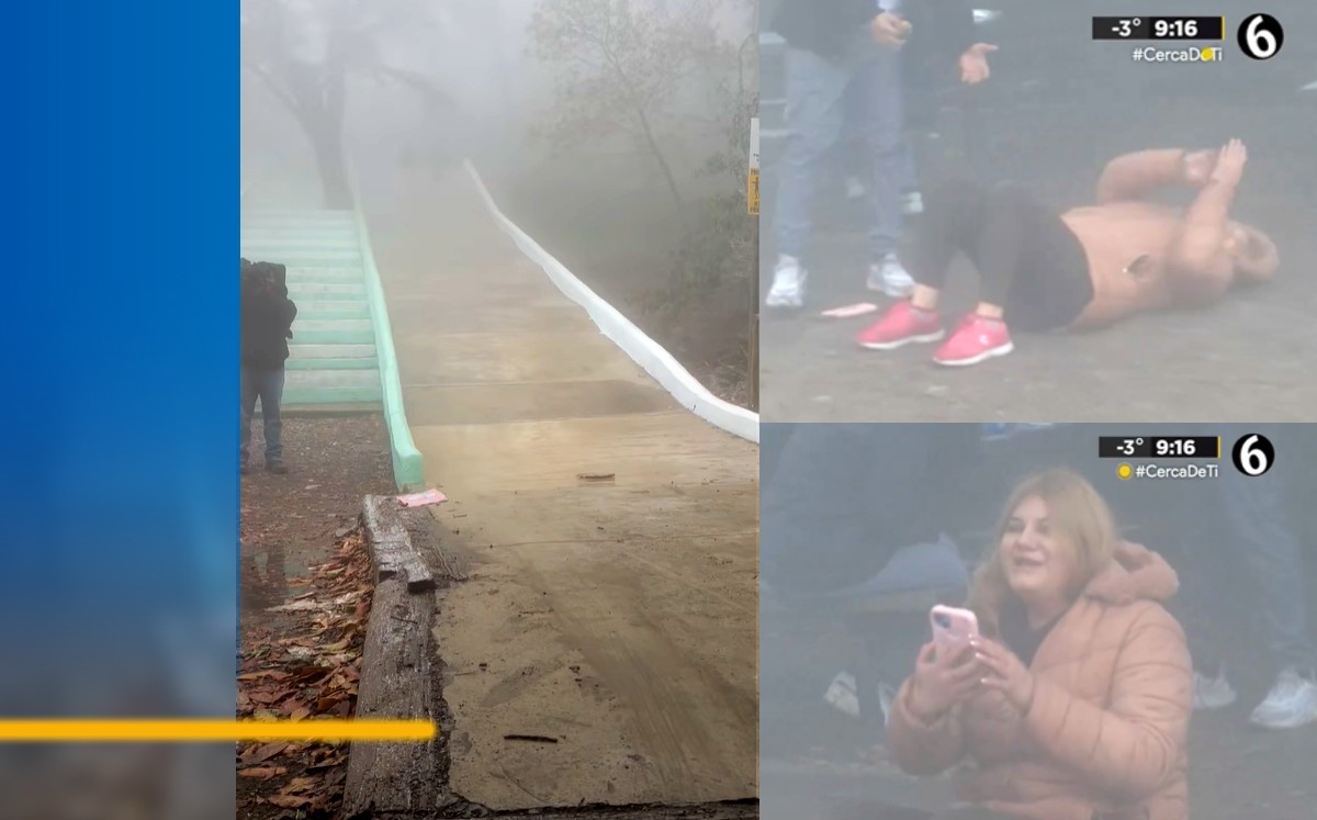Mujer que cayó de resbaladilla en Chipinque | Especial