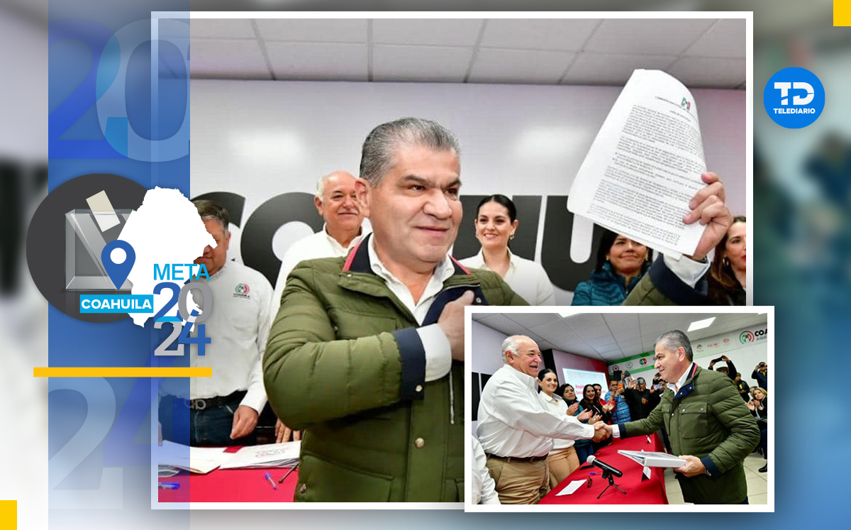 Miguel Riquelme se registra como candidato a senador. | Diseño: Antonio Texta