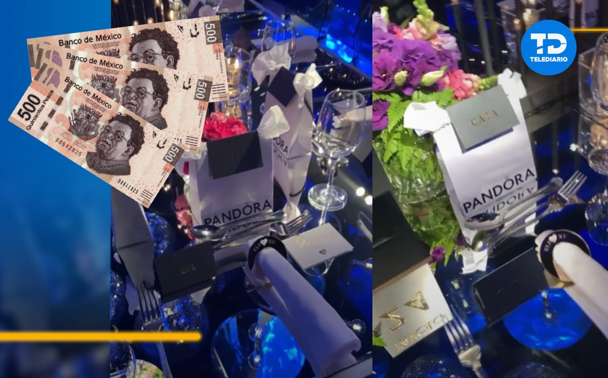 Quinceañera productos Pandora como centros de mesa: precios | Especial