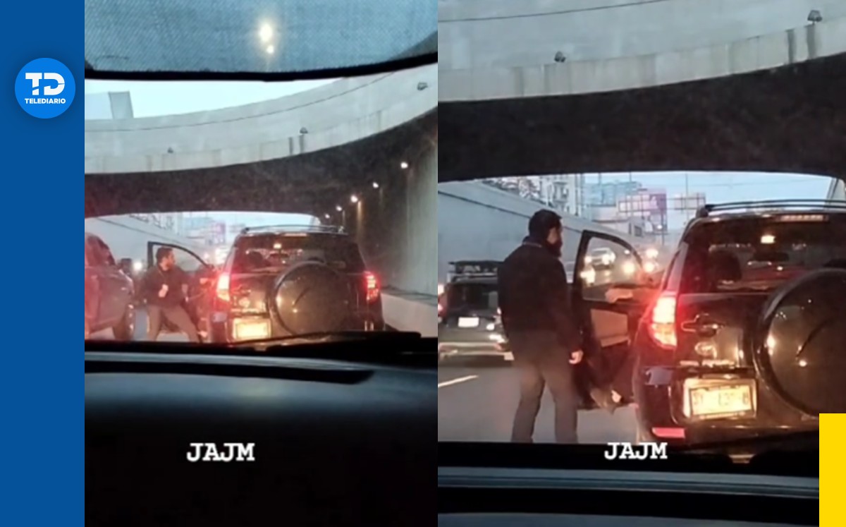Automovilistas protagonizan pelea en plena avenida Garza Sada en Monterrey. | Especial
