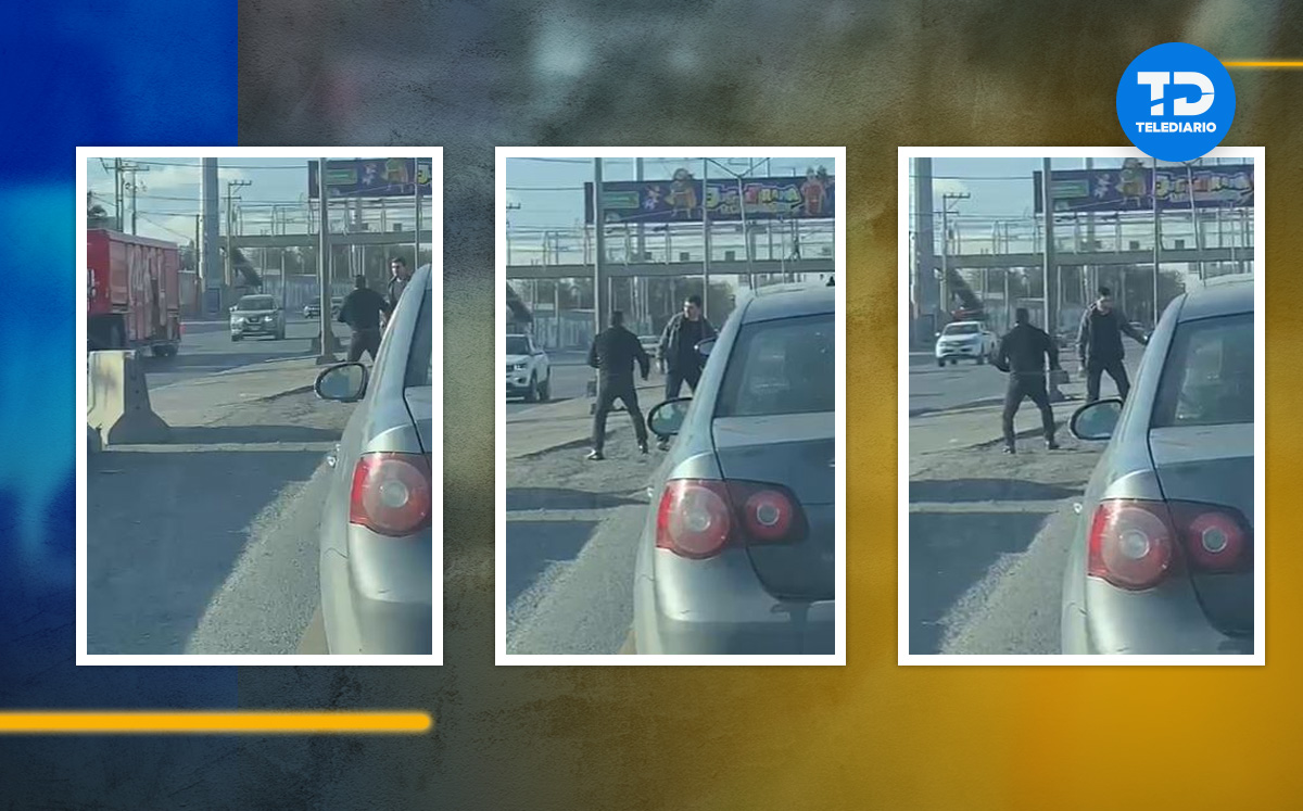 Una pelea entre dos automovilistas fue captada sobre avenida Manuel L Barragán. | Especial