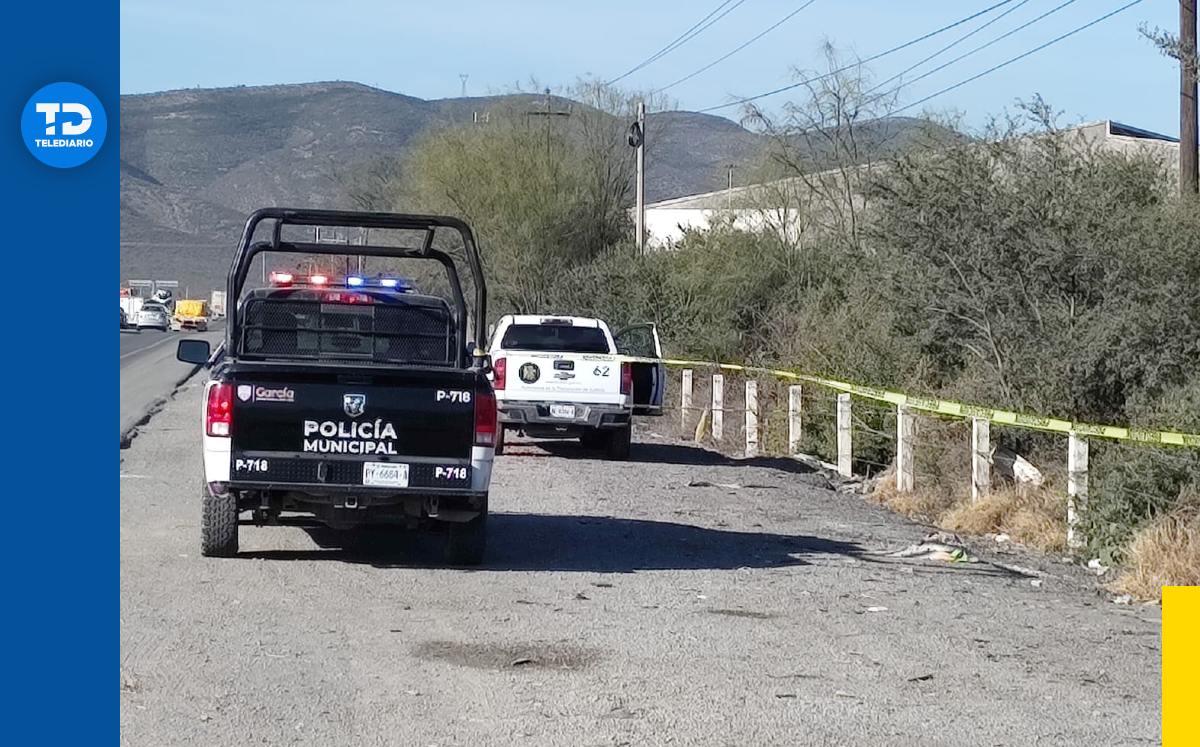 Encuentran a hombre baleado en el Libramiento Noroeste en García. | Agustín Martínez