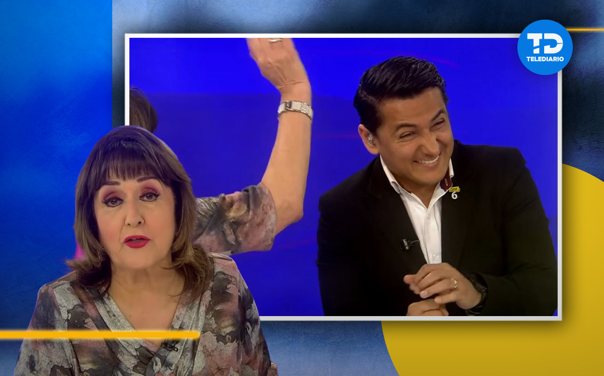 María Julia regaña a Erik Rocha por equivocarse en noticiero | VIDEO ...