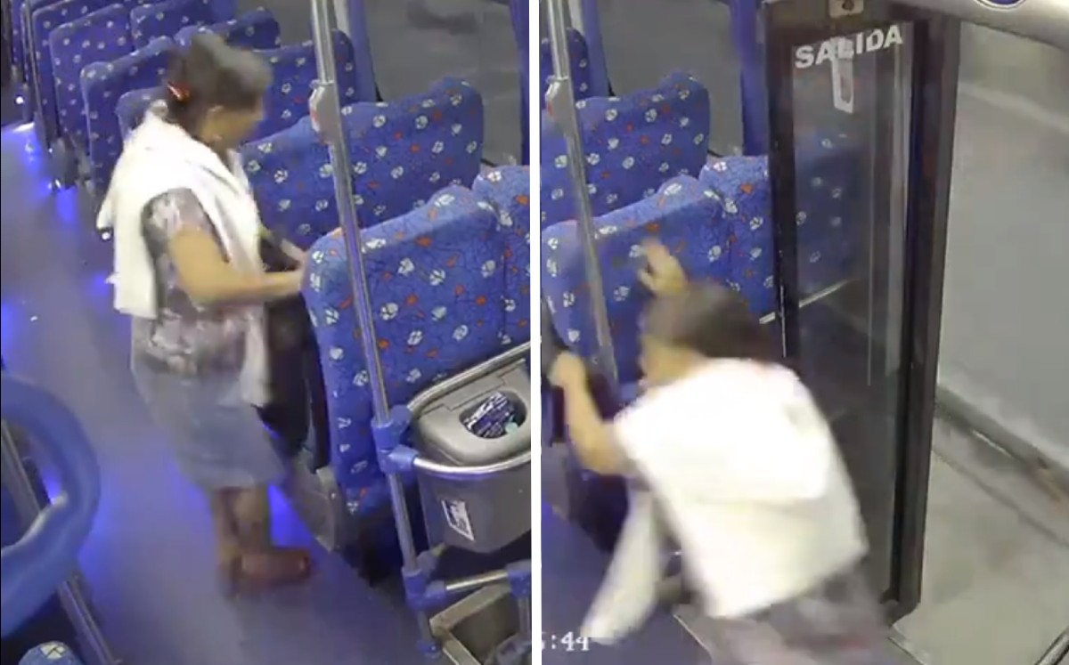 Mujer que cayó de un camión en movimiento en Ecuador / Especial