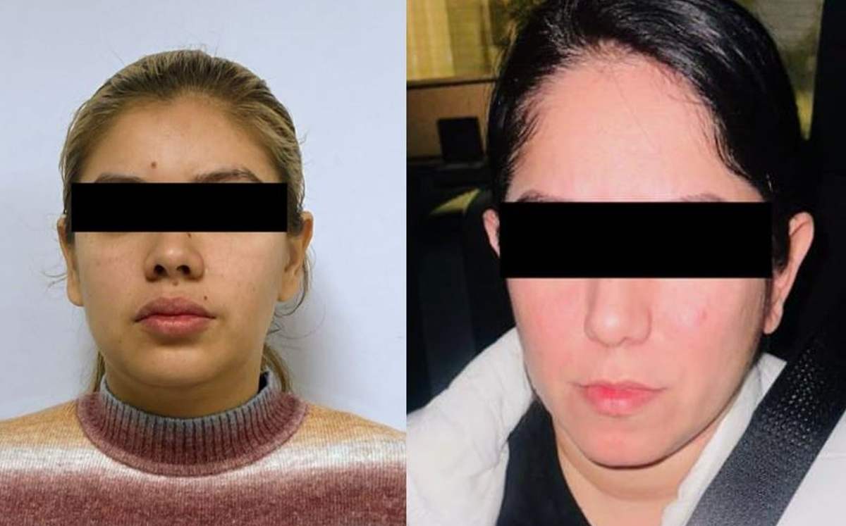 Mujeres detenidas por robo y robo equiparado. | Cortesía