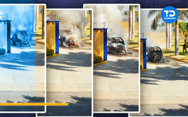 Un vehículo incendiado y un hombre muerto, se registraron en moteles de Puebla.